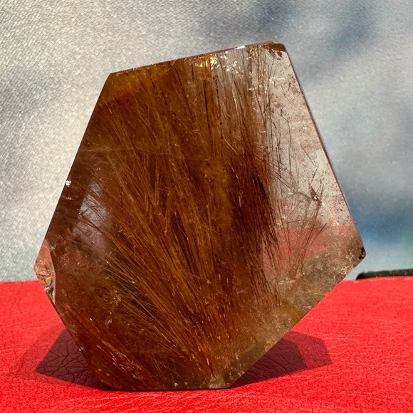 Copper Rutilated Quartz natural gemstone crystal - Picture 12 of 12